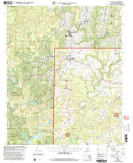 Addison Alabama Historical topographic map, 1:24000 scale, 7.5 X 7.5 Minute, Year 2000