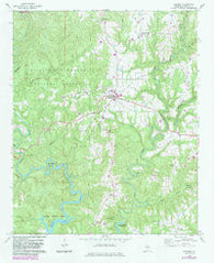 Addison Alabama Historical topographic map, 1:24000 scale, 7.5 X 7.5 Minute, Year 1969