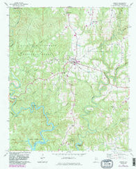 Addison Alabama Historical topographic map, 1:24000 scale, 7.5 X 7.5 Minute, Year 1969