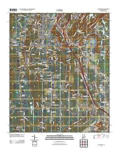 Alabaster Alabama Historical topographic map, 1:24000 scale, 7.5 X 7.5 Minute, Year 2011