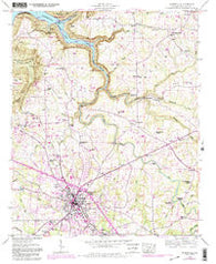 Albertville Alabama Historical topographic map, 1:24000 scale, 7.5 X 7.5 Minute, Year 1947