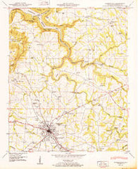 Albertville Alabama Historical topographic map, 1:24000 scale, 7.5 X 7.5 Minute, Year 1950