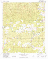 Aldrich Alabama Historical topographic map, 1:24000 scale, 7.5 X 7.5 Minute, Year 1979