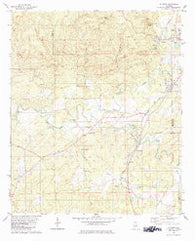 Aldrich Alabama Historical topographic map, 1:24000 scale, 7.5 X 7.5 Minute, Year 1979