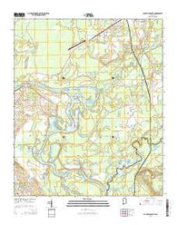 Aliceville South Alabama Current topographic map, 1:24000 scale, 7.5 X 7.5 Minute, Year 2014