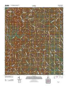 Alma Alabama Historical topographic map, 1:24000 scale, 7.5 X 7.5 Minute, Year 2011