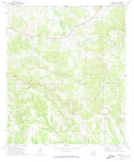 Almeria Alabama Historical topographic map, 1:24000 scale, 7.5 X 7.5 Minute, Year 1971