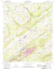 Altoona Alabama Historical topographic map, 1:24000 scale, 7.5 X 7.5 Minute, Year 1958