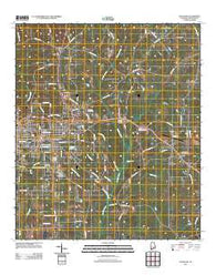 Andalusia Alabama Historical topographic map, 1:24000 scale, 7.5 X 7.5 Minute, Year 2011