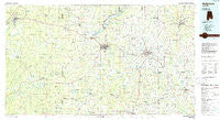Andalusia Alabama Historical topographic map, 1:100000 scale, 30 X 60 Minute, Year 1986