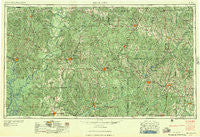 Andalusia Alabama Historical topographic map, 1:250000 scale, 1 X 2 Degree, Year 1957