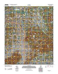 Anniston Alabama Historical topographic map, 1:24000 scale, 7.5 X 7.5 Minute, Year 2011