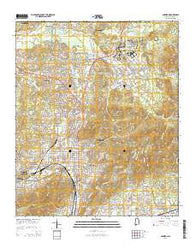 Anniston Alabama Current topographic map, 1:24000 scale, 7.5 X 7.5 Minute, Year 2014