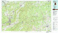 Anniston Alabama Historical topographic map, 1:100000 scale, 30 X 60 Minute, Year 1981