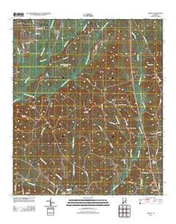 Ansley Alabama Historical topographic map, 1:24000 scale, 7.5 X 7.5 Minute, Year 2011