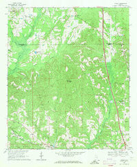 Ansley Alabama Historical topographic map, 1:24000 scale, 7.5 X 7.5 Minute, Year 1968