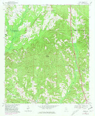 Ansley Alabama Historical topographic map, 1:24000 scale, 7.5 X 7.5 Minute, Year 1968