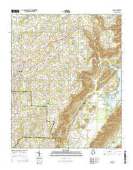 Arab Alabama Current topographic map, 1:24000 scale, 7.5 X 7.5 Minute, Year 2014
