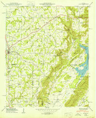 Arab Alabama Historical topographic map, 1:24000 scale, 7.5 X 7.5 Minute, Year 1950