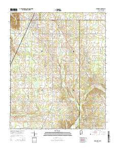 Ardmore Alabama Current topographic map, 1:24000 scale, 7.5 X 7.5 Minute, Year 2014
