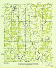 Ardmore Alabama Historical topographic map, 1:24000 scale, 7.5 X 7.5 Minute, Year 1936