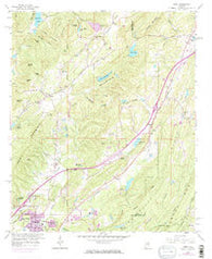 Argo Alabama Historical topographic map, 1:24000 scale, 7.5 X 7.5 Minute, Year 1959