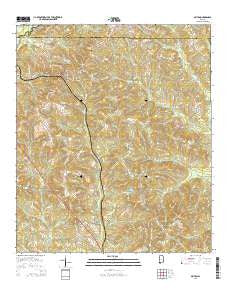 Ariton Alabama Current topographic map, 1:24000 scale, 7.5 X 7.5 Minute, Year 2014