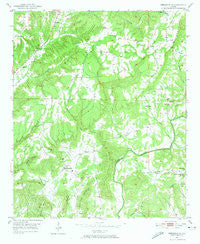 Arkadelphia Alabama Historical topographic map, 1:24000 scale, 7.5 X 7.5 Minute, Year 1951
