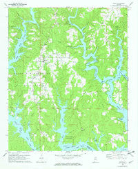 Arley Alabama Historical topographic map, 1:24000 scale, 7.5 X 7.5 Minute, Year 1969