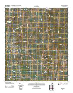 Ashford Alabama Historical topographic map, 1:24000 scale, 7.5 X 7.5 Minute, Year 2011