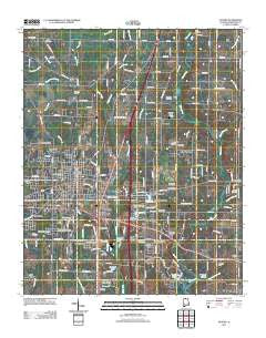 Athens Alabama Historical topographic map, 1:24000 scale, 7.5 X 7.5 Minute, Year 2011