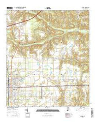 Atmore Alabama Current topographic map, 1:24000 scale, 7.5 X 7.5 Minute, Year 2014