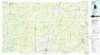 Atmore Alabama Historical topographic map, 1:100000 scale, 30 X 60 Minute, Year 1986