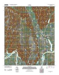 Autaugaville Alabama Historical topographic map, 1:24000 scale, 7.5 X 7.5 Minute, Year 2011