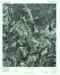 Autaugaville NW Alabama Historical topographic map, 1:24000 scale, 7.5 X 7.5 Minute, Year 1975