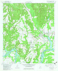 Autaugaville Alabama Historical topographic map, 1:24000 scale, 7.5 X 7.5 Minute, Year 1982