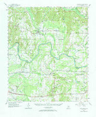 Autaugaville Alabama Historical topographic map, 1:62500 scale, 15 X 15 Minute, Year 1957