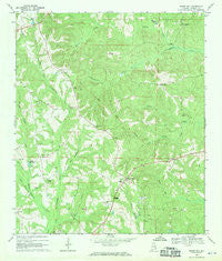 Baker Hill Alabama Historical topographic map, 1:24000 scale, 7.5 X 7.5 Minute, Year 1968