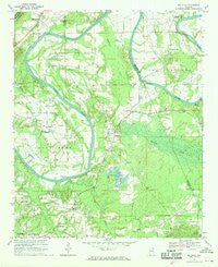 Ballplay Alabama Historical topographic map, 1:24000 scale, 7.5 X 7.5 Minute, Year 1967