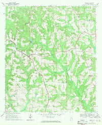 Banks Alabama Historical topographic map, 1:24000 scale, 7.5 X 7.5 Minute, Year 1968