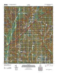 Barnett Crossroads Alabama Historical topographic map, 1:24000 scale, 7.5 X 7.5 Minute, Year 2011