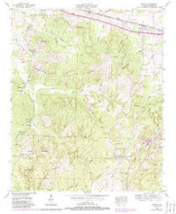Barton Alabama Historical topographic map, 1:24000 scale, 7.5 X 7.5 Minute, Year 1953