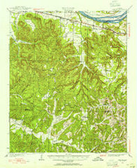 Barton Alabama Historical topographic map, 1:62500 scale, 15 X 15 Minute, Year 1925