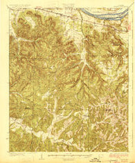 Barton Alabama Historical topographic map, 1:62500 scale, 15 X 15 Minute, Year 1929
