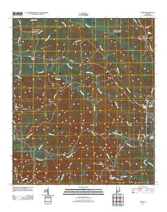 Bashi Alabama Historical topographic map, 1:24000 scale, 7.5 X 7.5 Minute, Year 2011