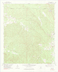 Bashi Alabama Historical topographic map, 1:24000 scale, 7.5 X 7.5 Minute, Year 1978
