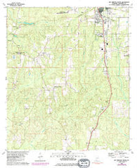 Bay Minette South Alabama Historical topographic map, 1:24000 scale, 7.5 X 7.5 Minute, Year 1980