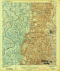 Bay Minette Alabama Historical topographic map, 1:62500 scale, 15 X 15 Minute, Year 1943