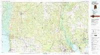 Bay Minette Alabama Historical topographic map, 1:100000 scale, 30 X 60 Minute, Year 1981