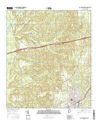 Bay Minette North Alabama Current topographic map, 1:24000 scale, 7.5 X 7.5 Minute, Year 2014